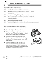 Preview for 10 page of LifeSource ADVANCE MEMORY WRIST UB512 Instruction Manual