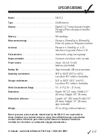 Preview for 21 page of LifeSource ADVANCE MEMORY WRIST UB512 Instruction Manual