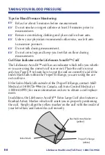 Предварительный просмотр 12 страницы LifeSource LifeSource UA-789 Instruction Manual