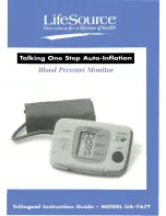 LifeSource UA-767T Instruction Manual preview