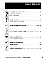 Предварительный просмотр 3 страницы LifeSource UA-767T Instruction Manual