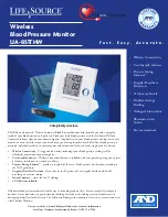 Preview for 1 page of LifeSource UA-851THW Quick Manual