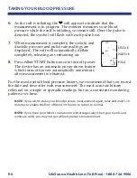 Предварительный просмотр 9 страницы LifeSource UB-521 Instruction Manual