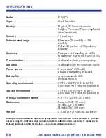 Предварительный просмотр 19 страницы LifeSource UB-521 Instruction Manual