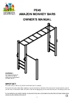 LifeSpan Kids AMAZON MONKEY BARS Owner'S Manual preview