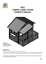 LifeSpan Kids CAMIRA CUBBY HOUSE Owner'S Manual preview