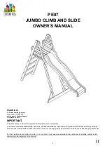 LifeSpan Kids Jumbo Climb and Slide Owner'S Manual preview