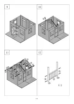 Предварительный просмотр 12 страницы LifeSpan Kids LK57 HAMILTON CUBBY HOUSE Owner'S Manual