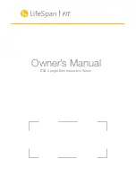 LifeSpan C5i Owner'S Manual preview