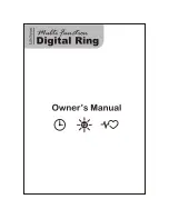 LifeSpan digital ring Owner'S Manual preview