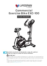 LifeSpan EXC-100 User Manual preview