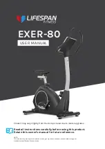 LifeSpan EXER-80 User Manual preview