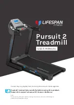 LifeSpan Pursuit 2 User Manual предпросмотр