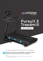 LifeSpan Pursuit 3 User Manual предпросмотр