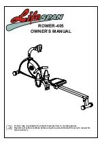 Предварительный просмотр 1 страницы LifeSpan ROWER-405 Owner'S Manual