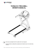 LifeSpan TORQUE III Owner'S Manual preview