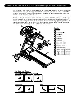 Preview for 11 page of LifeSpan TR1000-TV Owner'S Manual