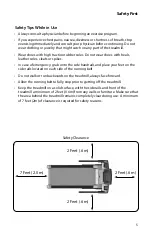 Preview for 5 page of LifeSpan TR2000i Touch Owner'S Manual