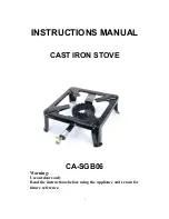 Preview for 1 page of LIFESTYLE APPLIANCES CA-SGB06 Instruction Manual