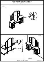 Предварительный просмотр 2 страницы Lifestyle Furniture C7119A-045 Assembly Instructions Manual