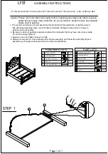 Предварительный просмотр 6 страницы Lifestyle Furniture C7119A-045 Assembly Instructions Manual