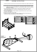 Предварительный просмотр 8 страницы Lifestyle Furniture C7119A-045 Assembly Instructions Manual