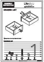 Preview for 2 page of Lifestyle Furniture Monroe MNR00018 Assembly Instruction