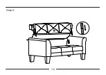 Предварительный просмотр 7 страницы Lifestyle Solutions Hartford Sofa Assembly Instructions Manual