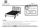 Lifestyle Solutions QUEEN SIZE Assembly Instructions Manual preview