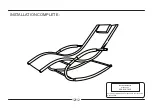 Предварительный просмотр 12 страницы Lifestyle Solutions RELAX A LOUNGER Assembly Instructions Manual