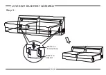 Предварительный просмотр 5 страницы Lifestyle Solutions SECTIONAL ROLL ARM Assembly Instructions Manual