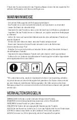 Предварительный просмотр 31 страницы Lifestyle 81011 Instructions & Warnings