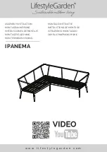 LifestyleGarden IPANEMA Assembly Instruction Manual preview