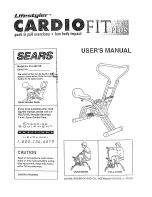 Preview for 1 page of LIFESTYLER Lifestyler CARDIO FIT PLUS User Manual