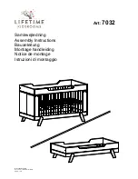 Предварительный просмотр 1 страницы Lifetime Kidsrooms 7032 Assembly Instructions Manual