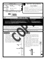 Предварительный просмотр 2 страницы Lifetime 0023 Assembly Instructions And Owner'S Manual