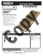 Preview for 2 page of Lifetime 0111 Assembly Instructions Manual