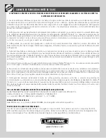 Preview for 89 page of Lifetime 1031508 Assembly Instructions Manual