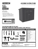 Предварительный просмотр 1 страницы Lifetime 1572126 Assembly Instructions Manual