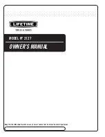 Preview for 1 page of Lifetime 2127 Owner'S Manual