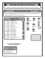 Предварительный просмотр 2 страницы Lifetime 2129 Assembly Instructions And Owner'S Manual