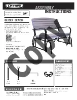 Preview for 1 page of Lifetime 2871 Assembly Instructions Manual