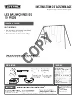 Preview for 2 page of Lifetime 290038 Assembly Instructions Manual