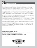 Preview for 37 page of Lifetime 290038 Assembly Instructions Manual