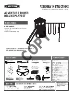 Lifetime 290633 Assembly Instructions Manual preview