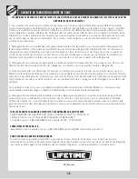 Preview for 102 page of Lifetime 290980 Assembly Instructions Manual