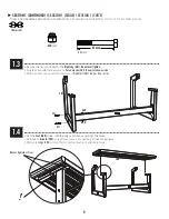 Preview for 9 page of Lifetime 5' CONVERTIBLE BENCH Assembly Instructions Manual