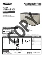 Lifetime 60012 Aassembly Instructions preview