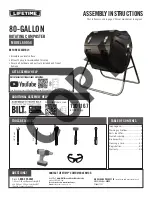 Preview for 1 page of Lifetime 60058 Assembly Instructions Manual