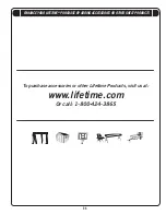 Предварительный просмотр 34 страницы Lifetime 60058 Owner'S Manual